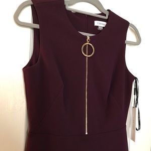 Calvin Klein Fitted Sheath Dress Sleeveless sz. 4